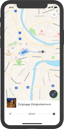 Bern Welcome App Map